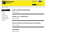 Desktop Screenshot of praha.tyflocentrum.cz